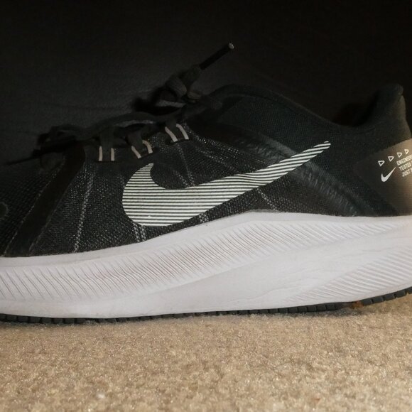 Nike Quest Running Shoes / Black Sneakers Size 10 - Picture 10 of 11